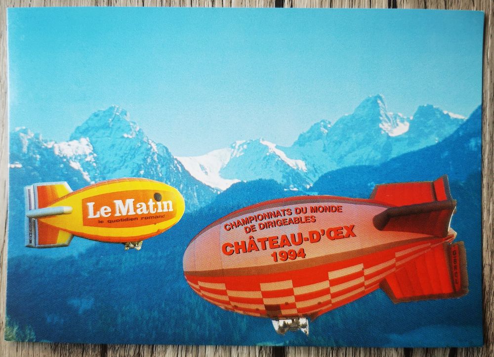AM01 Carte Postale + Timbre Suisse - Theme Aviation 1994 (Gebraucht) in ...