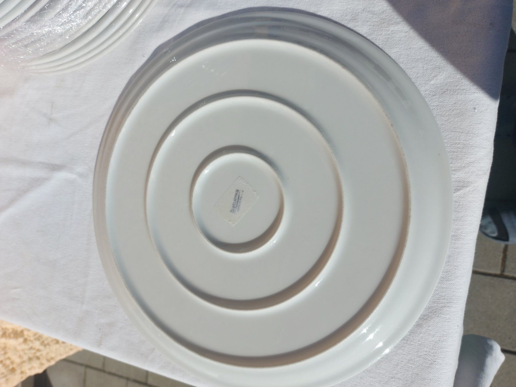 Piatti: Pizzateller ; 34cm Teller, Essteller,  21 Stk, Weiss – Nuovo e nell'imballaggio originale da Rheinau venduto da profitronic.shop 4