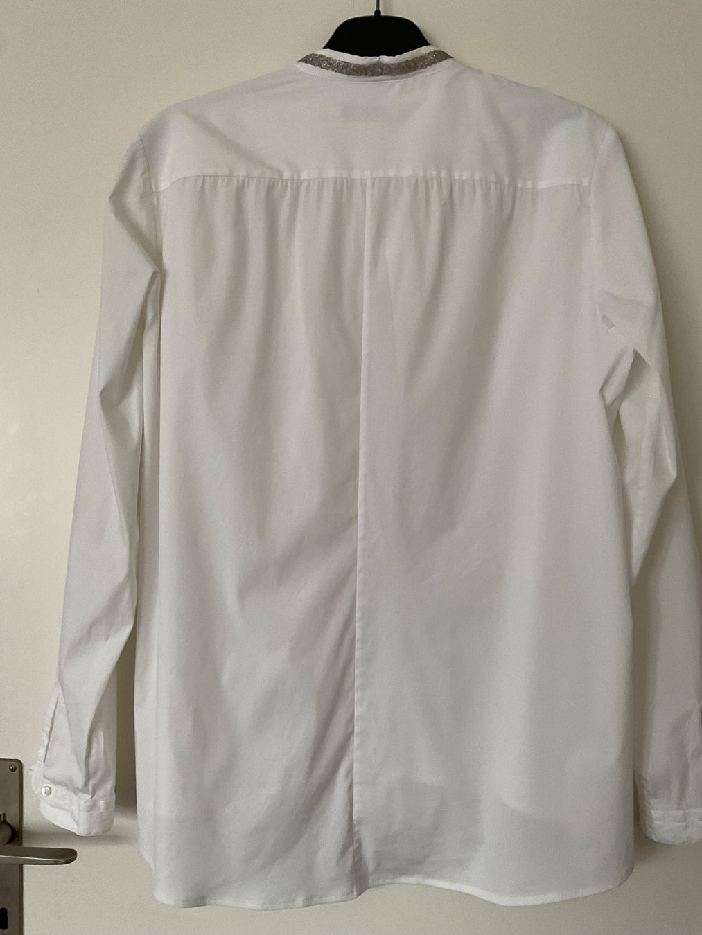 Camicette: 0039 ITALY Bluse Gr M weiss MIT Glitzern – Usato da Urdorf venduto da alda02 4
