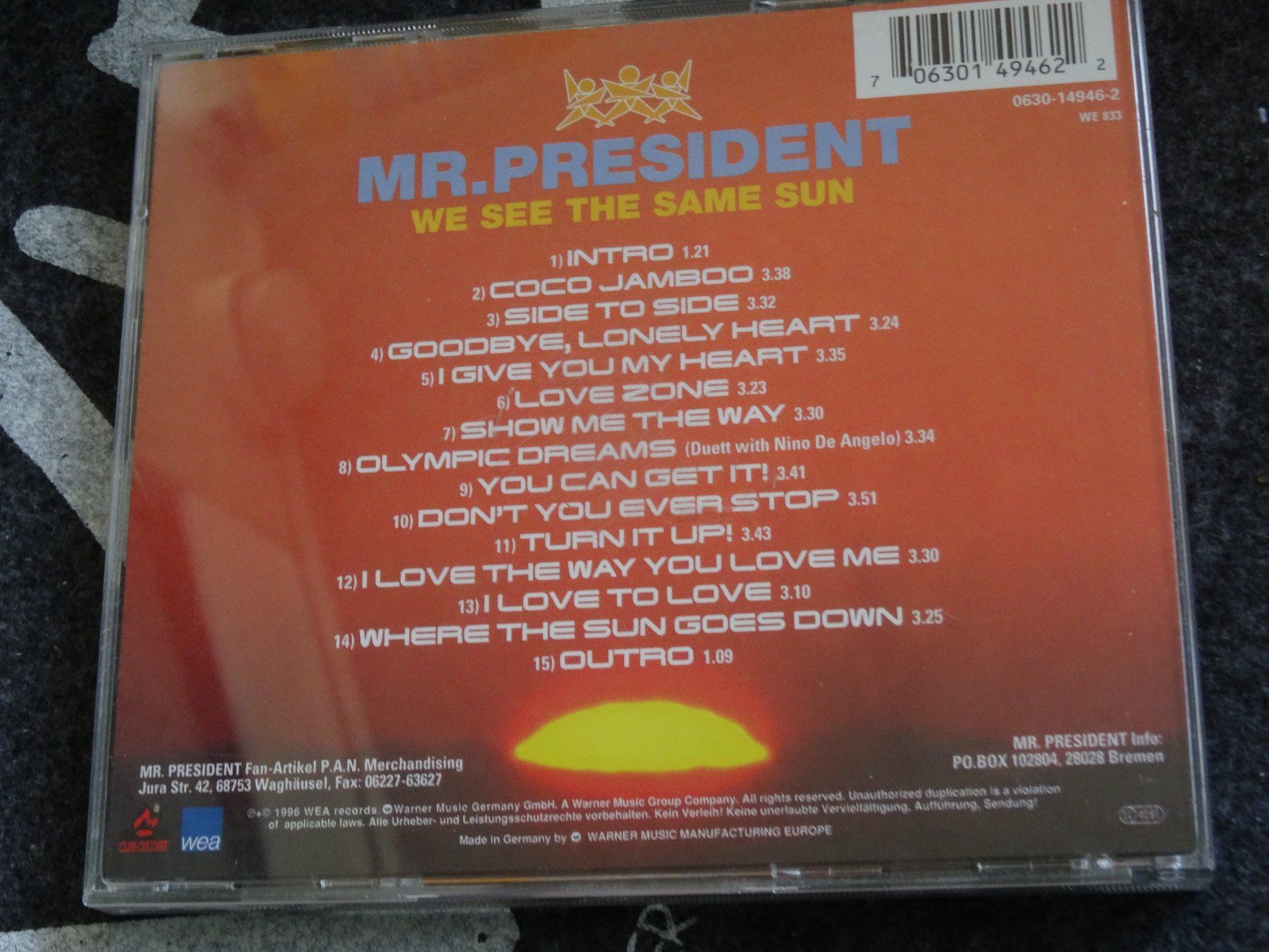 CDs: Mr. President - We See the Same Sun CD – Gebraucht aus Olten von Disc-Ausverkauf 1