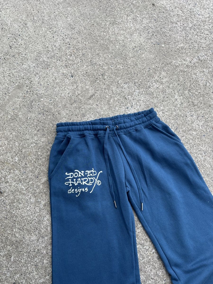Ed Hardy Hosen: Ed Hardy Jogginghose blau Grösse S mit Print – Neu (gemäss Beschreibung) aus Eggenwil von CNSRVINTAGE 1