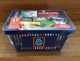 Aldi Mini Produkte für Verkäuferliladen inkl Korb