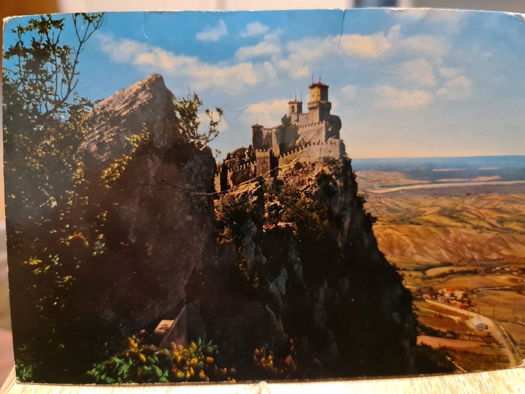 Cartoline postali: Ansichtskarte San Marino – Usato da Dintikon venduto da Vexi