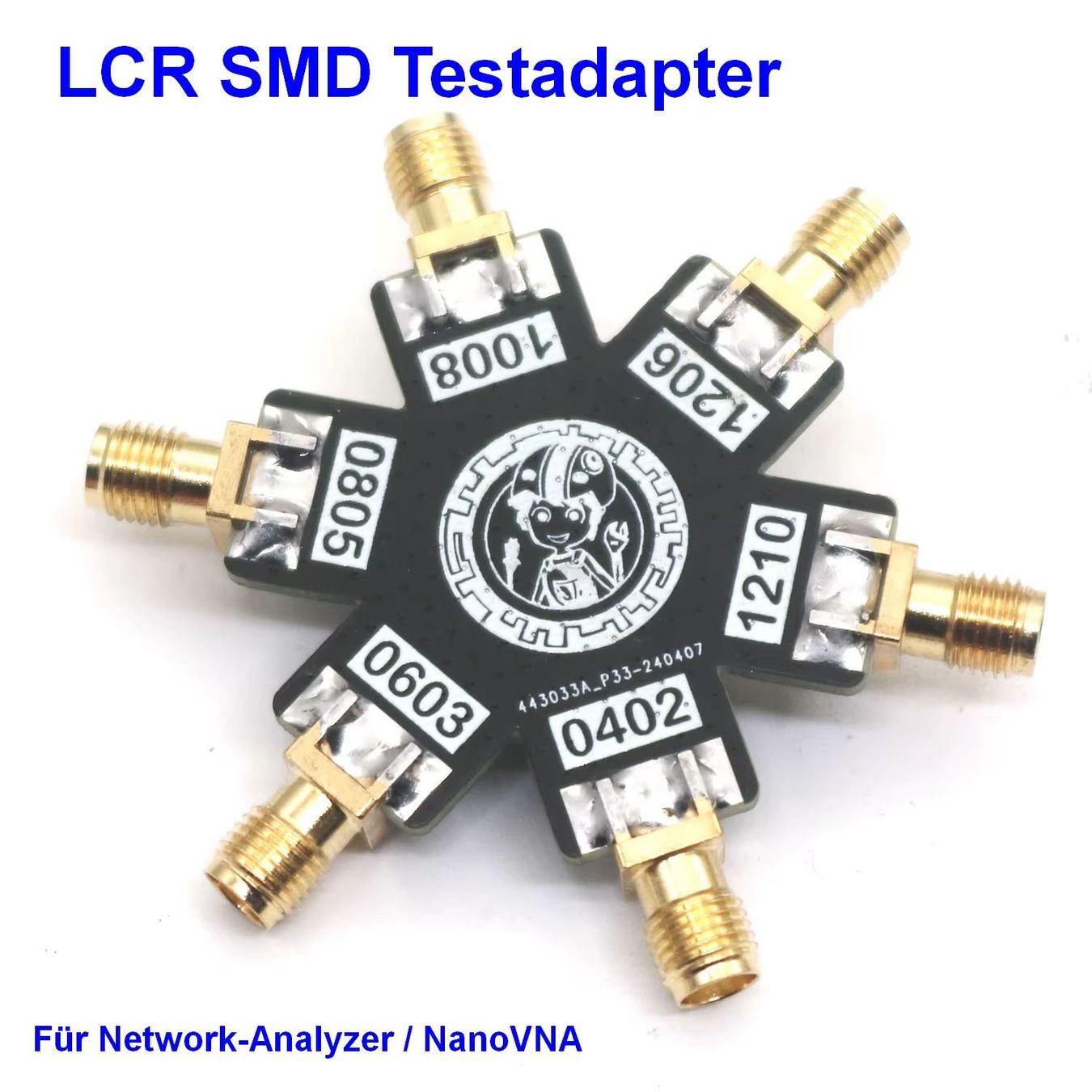Messen: SMD LCR Testadapter für NanoVNA / Networkanalyzer – Neu und originalverpackt aus Zürich von buyfinest