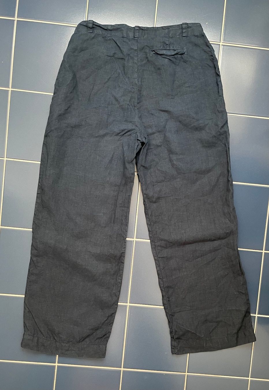 Pantaloni: Klitmöller Leinenhose blau S – Usato da chur venduto da 8zeichen 1