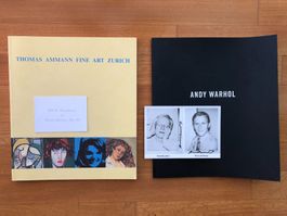 Kunst Bücher (2x) Warhol - Picasso, Thomas Amman Fine Art