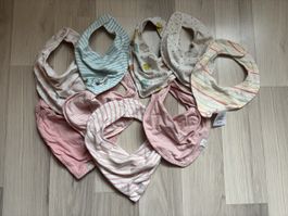 9 Baby Lätzchen für Mädchen