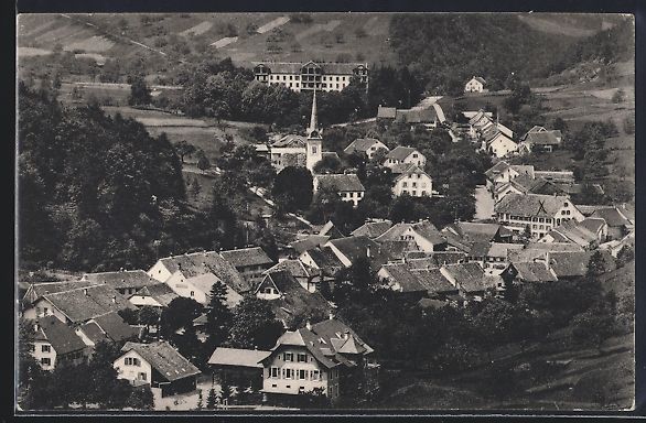 Cartoline postali: AK Langenbruck, Blick über die Dächer – Usato da Berlin venduto da bartko-reher