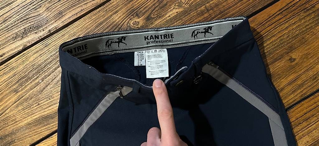 Pantaloni: Reithose 152 dunkelblau  – Usato da St. Gallen venduto da steppenpferdchen 1
