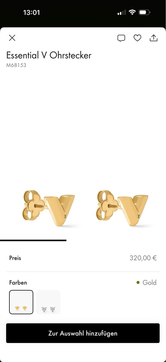 Louis Vuitton Orecchini pendenti & Orecchini a lobo: Louis Vuitton Ohrstecker – Usato da Emmen venduto da kor_22qp 6