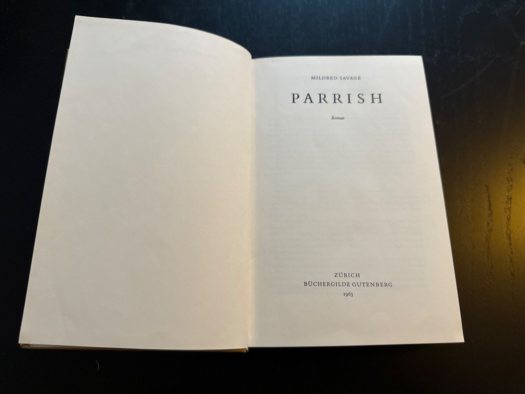 Libri: PARRISH – Usato da Erstfeld venduto da Uhu1980 1