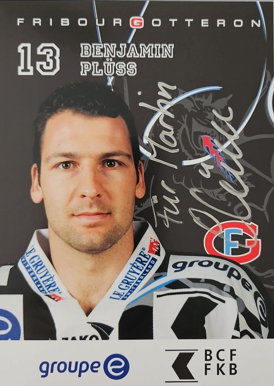 Autografi: Benjamin Plüss HC Fribourg-Gotteron – Nuovo (secondo la descrizione) da Zweidlen venduto da Wtf