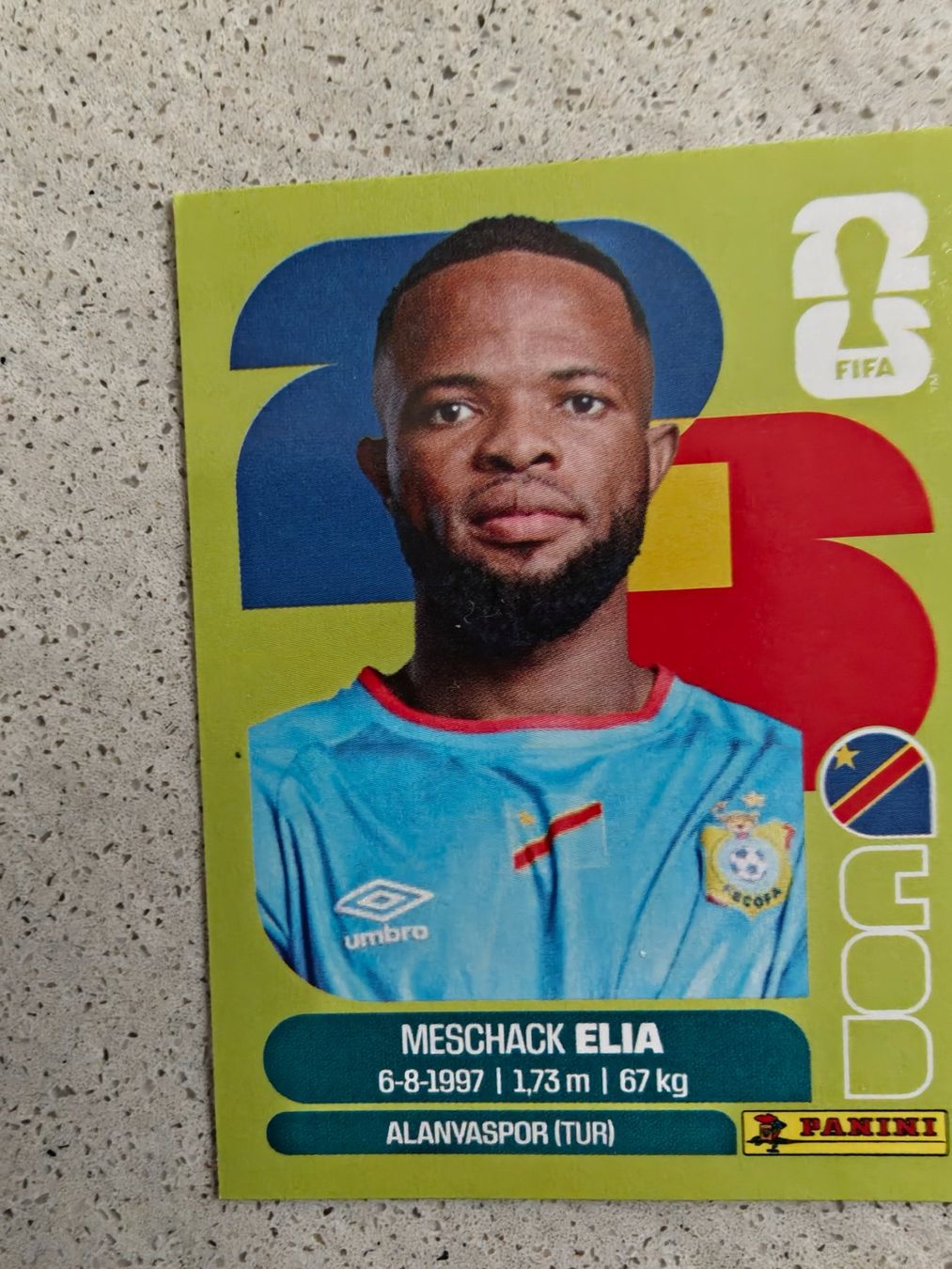 Panini Carte collezionabili: Panini Sticker WM 2026: Meschack Elia COD 15 – Nuovo (secondo la descrizione) da Zofingen venduto da Mak2