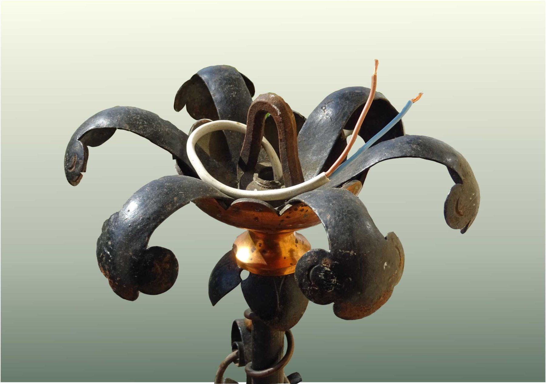 Lampade: Antiker Kronleuchter aus Jugendstil-Villa – Usato da Malters venduto da ADA011 9