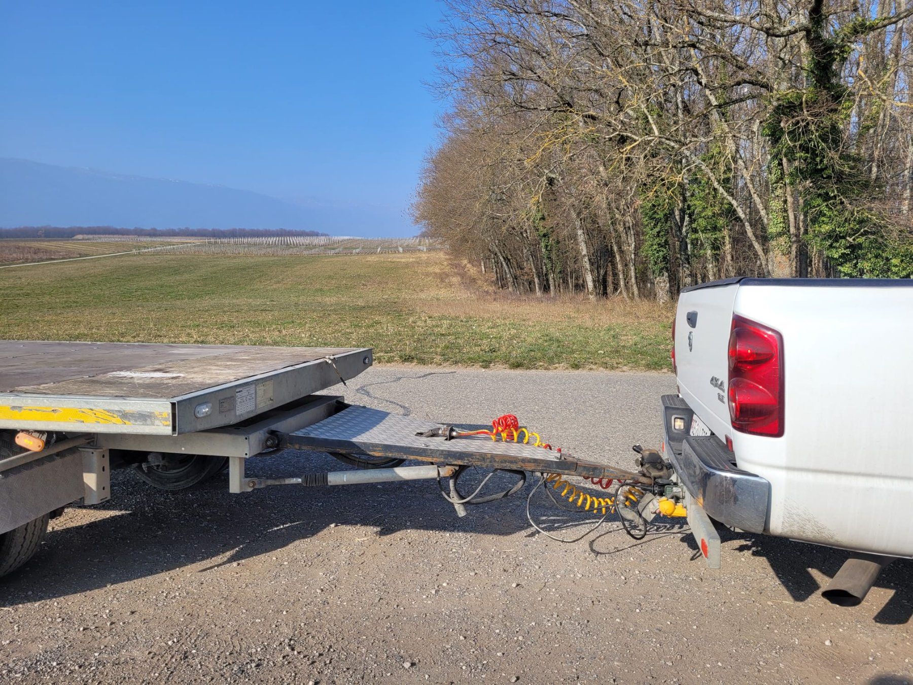 Rimorchi: Dodge Ram 2500 + remorque 11 tonnes – Usato da La plaine venduto da roberto1993 1