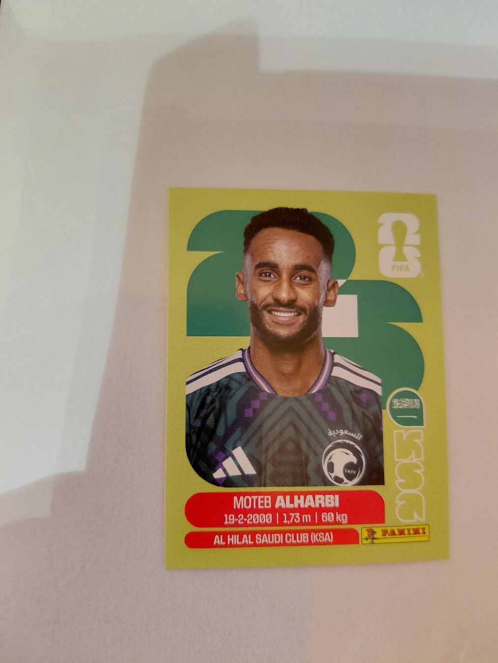 Panini Carte collezionabili: Sticker Panini 2026 KSA 7 – Nuovo (secondo la descrizione) da Ovronnaz venduto da Ma-94-hey