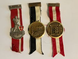 3x Marsch Medaillen Westschweiz