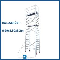 Rollgerüst Alu Gerüst Fahrgerüst Basic 0.90x2.50x8.3m NEU!