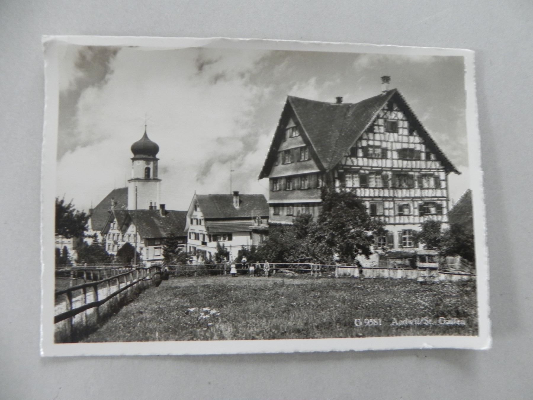 Cartes postales: Ansichtskarte Andwil St.Gallen um 1945 – D'occasion à Siebnen par krimsie