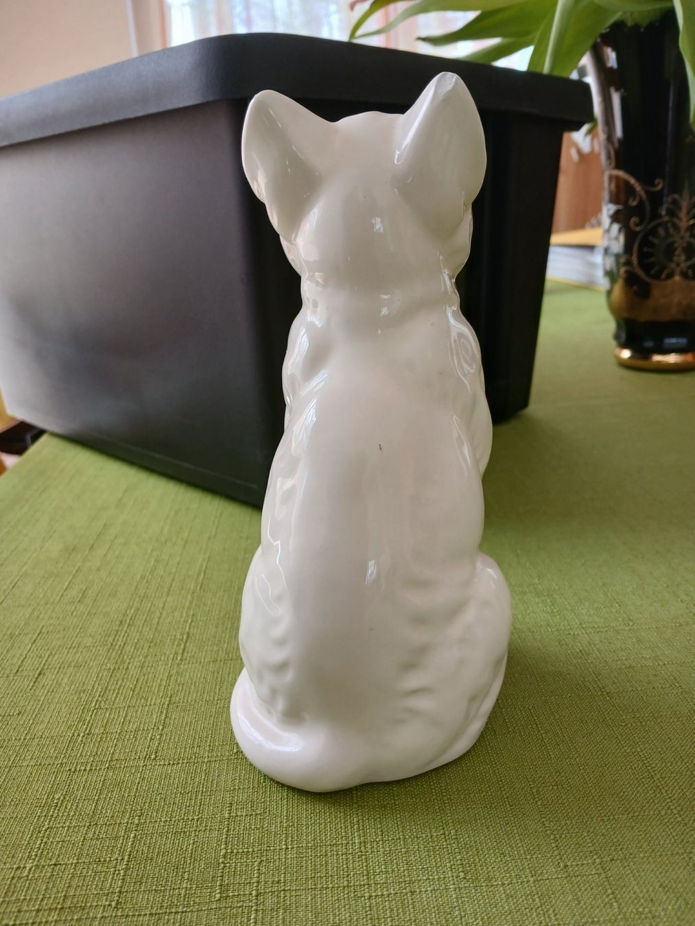 Statuette: Katze weiss – Usato da Zürich venduto da Mr.Dachboden 3