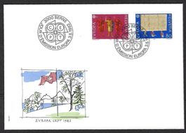 Europa CEPT 1982, Ersttagsbrief