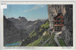 Gasthaus zum Aescher-Wildkirchli - Litho