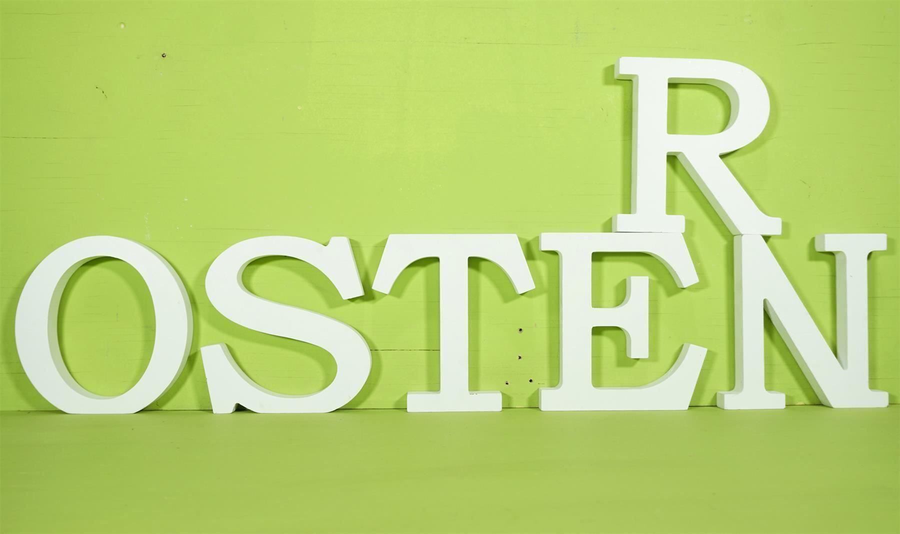 Tutte le decorazioni: 6 Deko Holz Buchstaben 15cm – Usato da Meggen venduto da Brockitare 2
