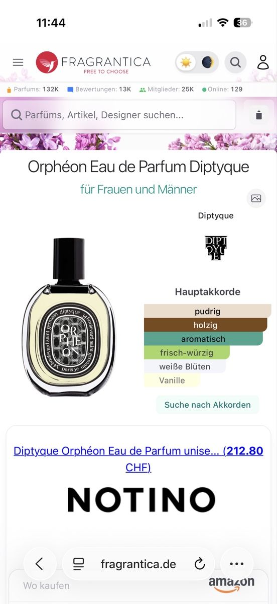 Diptyque Profumi & Eau de Toilette: Orphéon Eau de Parfum Diptyque , 2 ml – Usato da Sursee venduto da nri_sbv9 2