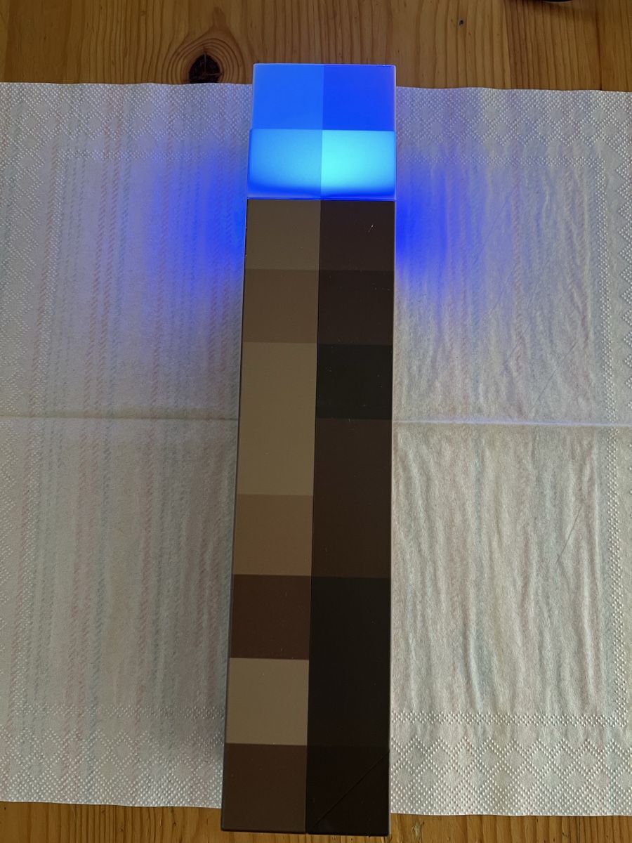 Tutte le decorazioni: Minecraft - Fackel. Versch. Farbe HxB ca. 28x5,5 cm – Nuovo (secondo la descrizione) da Basel venduto da veralt 3