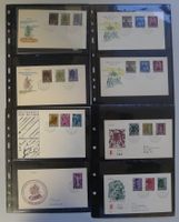 1956-1963, 14 Ersttagsbriefe Liechtenstein, meist adresslos.