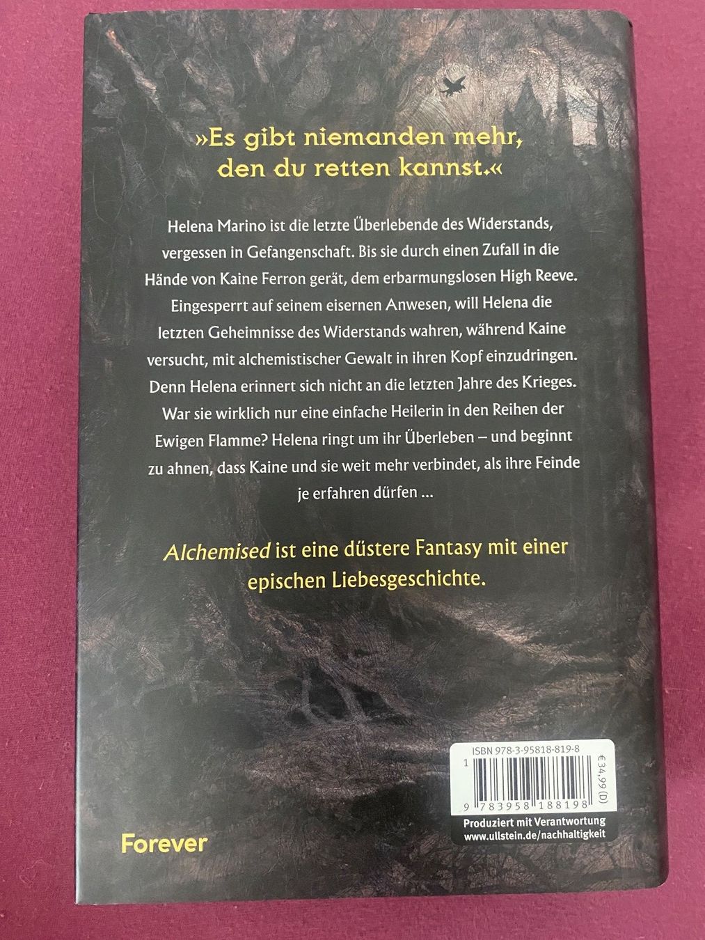 Libri: Alchemised - SenLinYu – Nuovo e nell'imballaggio originale da Plaffeien venduto da sel_mmx7 1