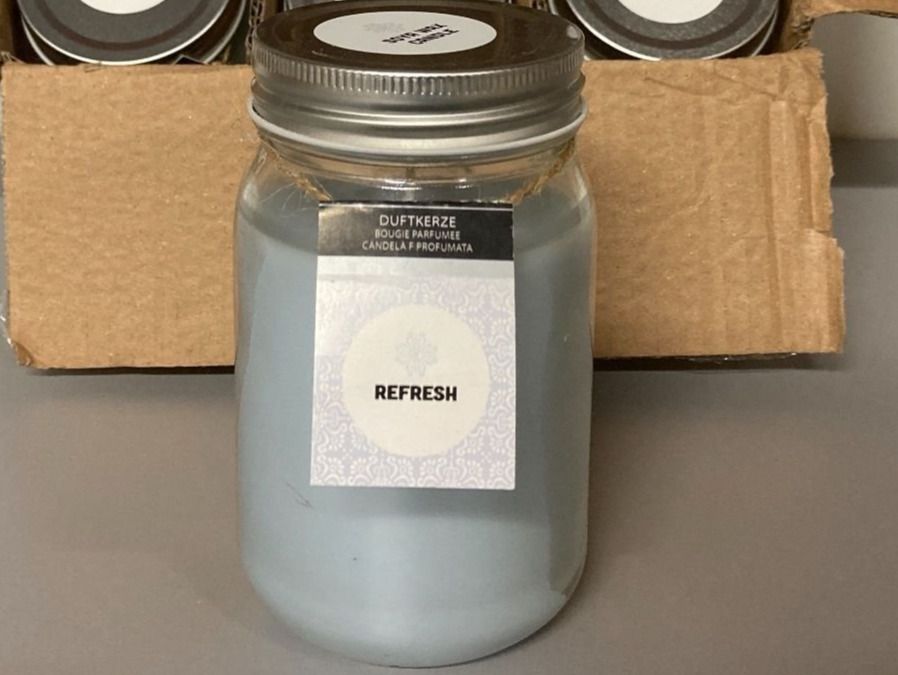 Candele: Duftkerzen Soja Wax Candle REFRESH/Neu – Nuovo e nell'imballaggio originale da Volketswil venduto da rubin74