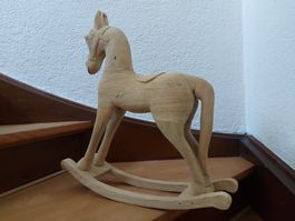 Holzpferd - Gampiross - Deko Kunst - Figur mit Charakter
