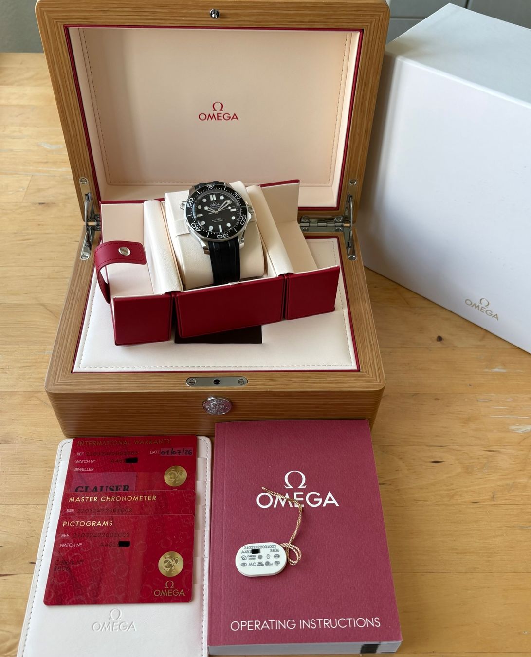 Omega Uhren: OMEGA Seamaster Diver 300M No Date Fullset – Neu (gemäss Beschreibung) aus Birsfelden von Mynos 1