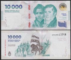 Argentinien 10‘000 Pesos UNC (2024)