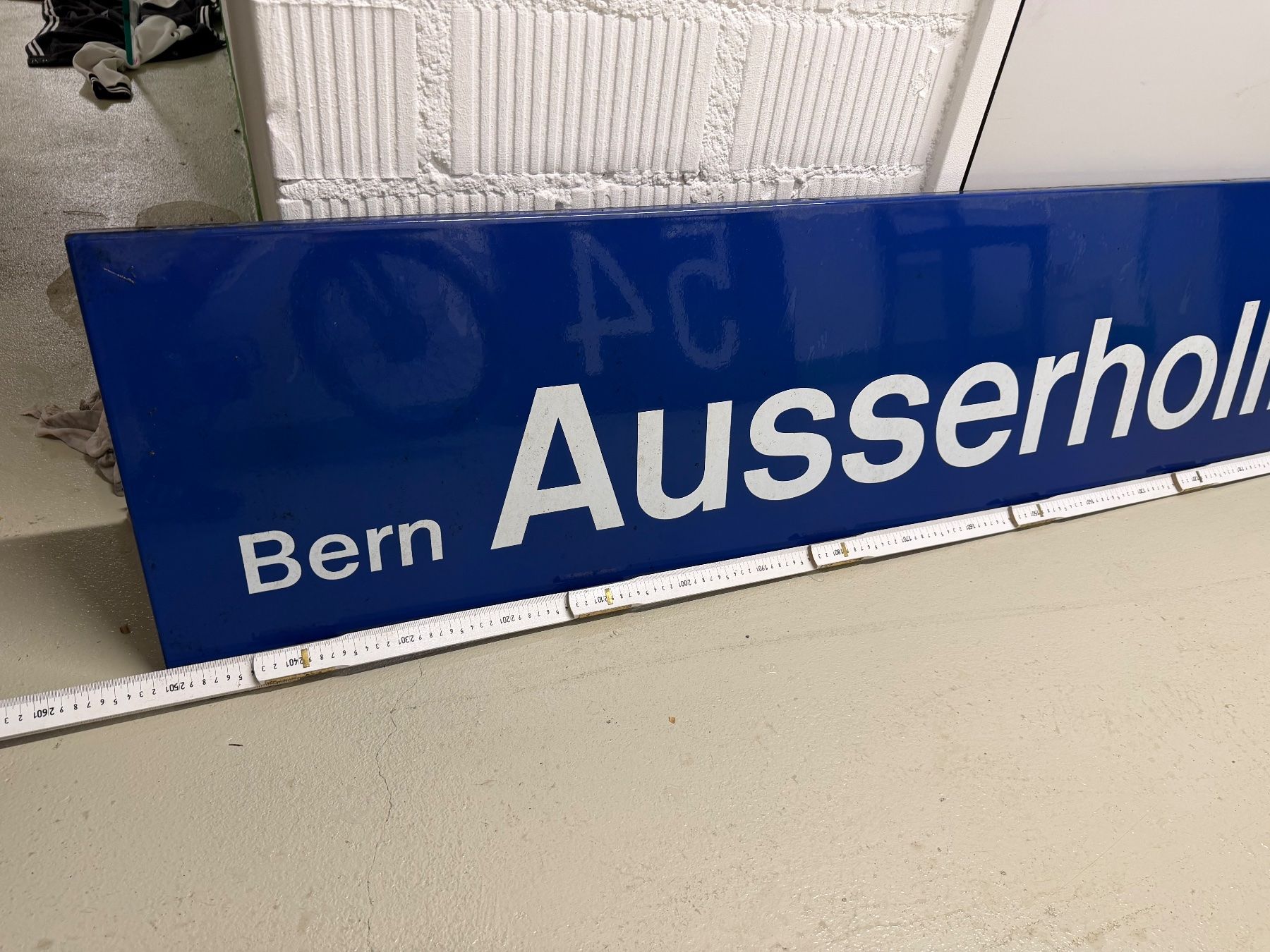 SBB/CFF/FFS Insegne: Emaille SBB Zug Original Schild – Usato da Burgdorf venduto da lea_99hp 2