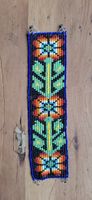 wunderschönes Armband mit Blumenmuster, huichole 