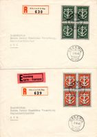2 R - Briefe Oberwil bei Zug 1945