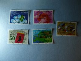 1988 Sonderpostmarken 1  758-762 ET Voll 5 Marken