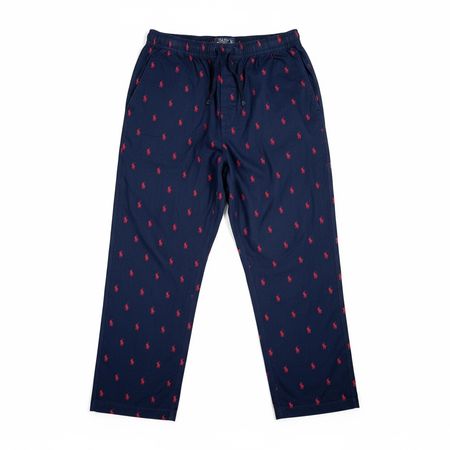 Pantalon pyjama Ralph Lauren multilogo bleu marine - L