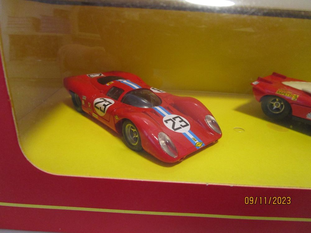 Coffret VEREM 1/43 Deux Voitures Panhard & Ferrari - Le Mans Rétro (Boîte Usée)