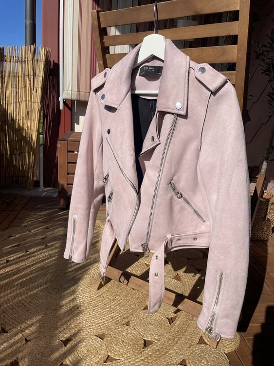 POIUIYQA Damen Bomberjacke Wildleder-Optik - Übergröße Y2K Jacke Mit Revers