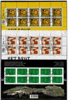 2007-2008, 1233-1234+1264B, 3 Kleinbogen gest. ET (14710)