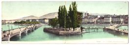 Klapp-AK Genève, Ile J. J. Rousseau, Mo