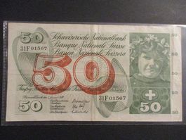 Billet 50.- Fr 1970  Superbe qualité