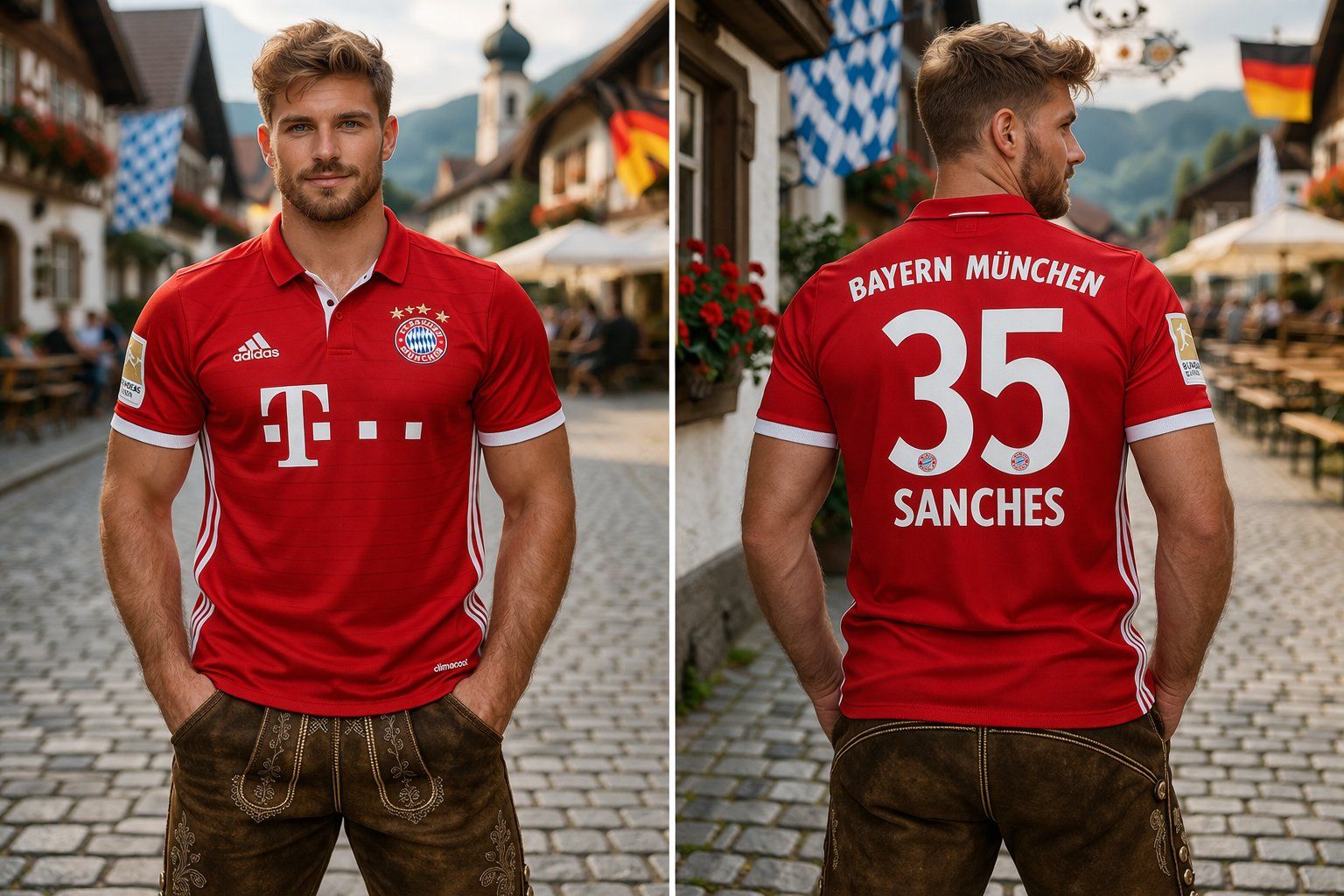 Adidas Leibchen & Hosen: Maillot Bayern Sanches 35, saison 2016/2017 – Gebraucht aus Lausanne von SwissFootballShirt