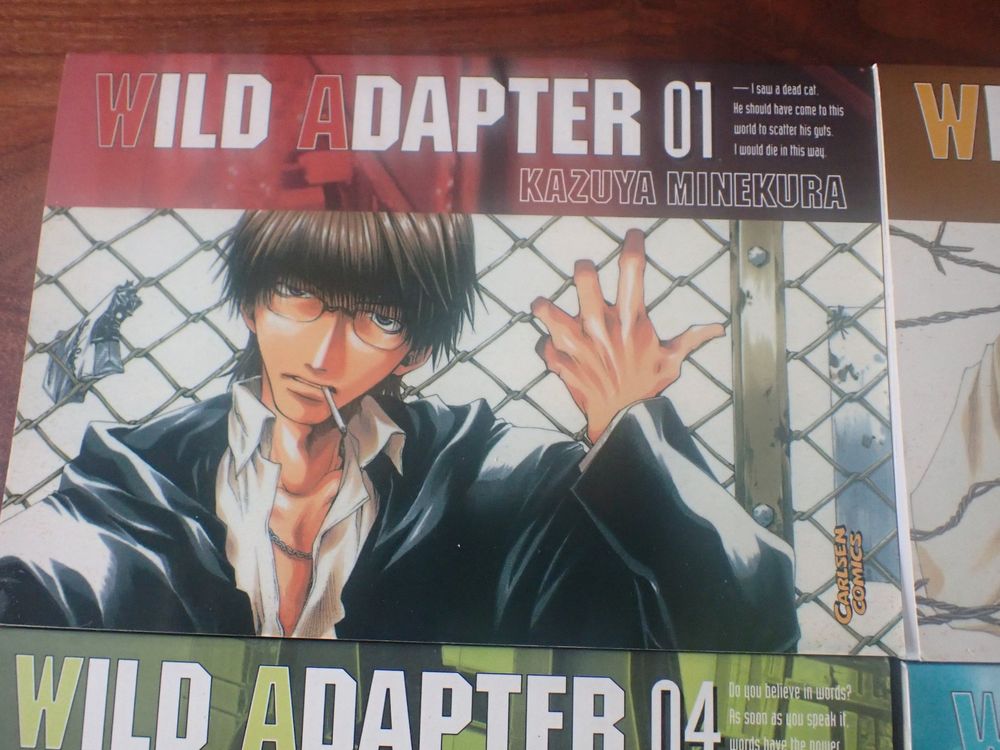 6 WILD ADAPTER Manga Comic Band 1 - 6 von Kazuya Minekura (Gebraucht ...