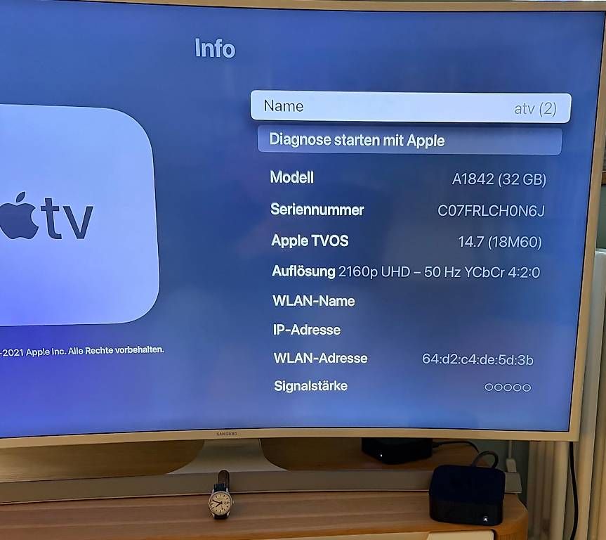 Lettore multimediale & Streamer: AppleTV – Usato da Brissago venduto da Minuach 1