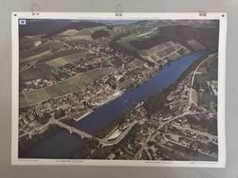 Schulwandbild 177 Flugbild Eglisau