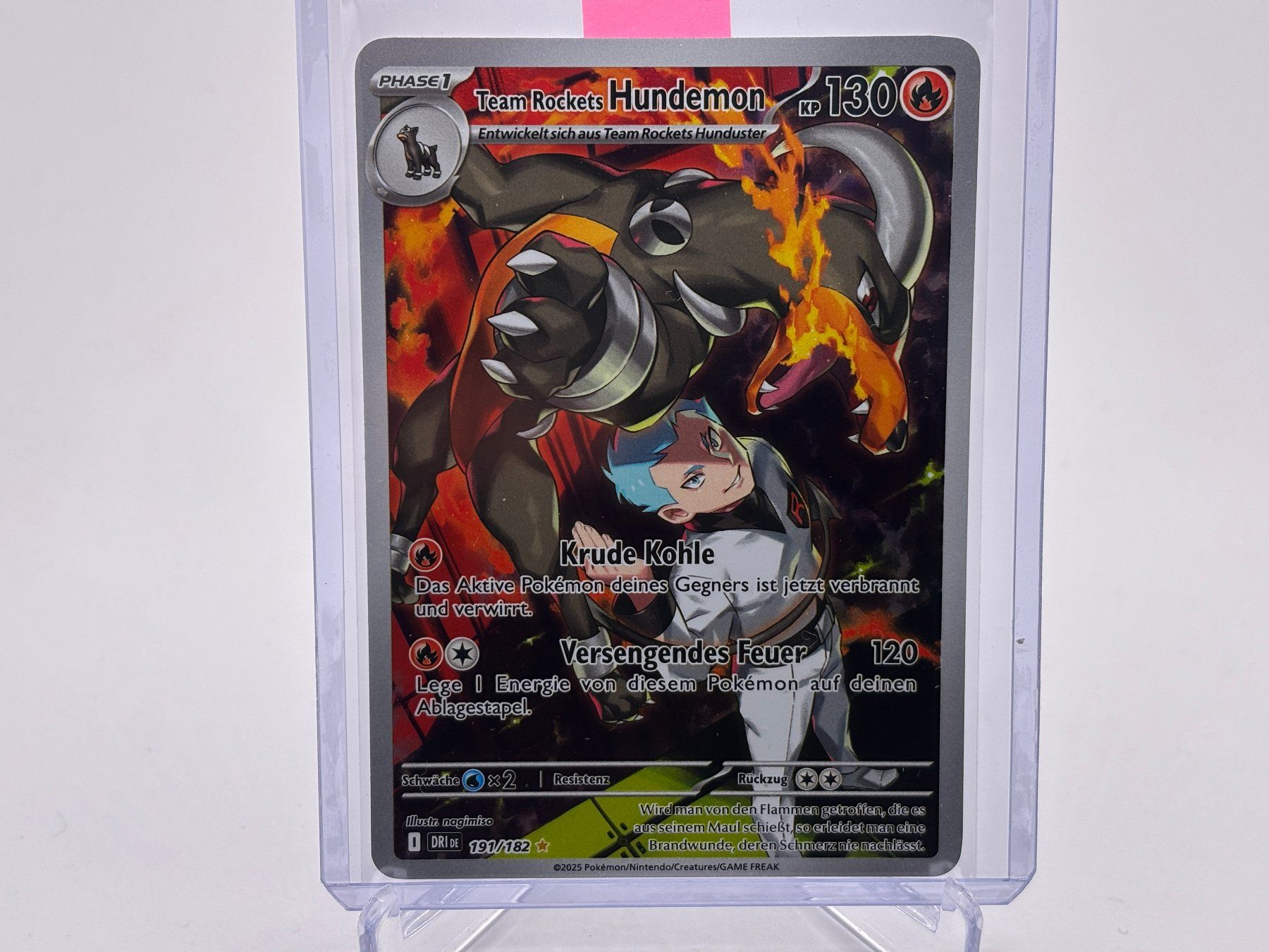 Pokémon Sammelbilder & Trading cards: Ewige Rivalen - Team Rockets Hundemon  (DRI 191) - DE – Neu (gemäss Beschreibung) aus Allschwil von Bullach